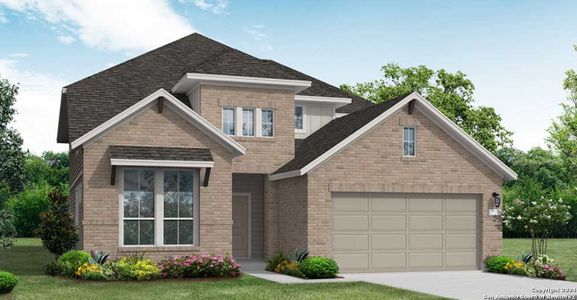 New construction Single-Family house 211 Foxtail Woods, Cibolo, TX 78108 Goodrich (2493-CV-40)- photo 0