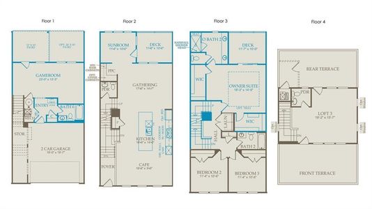 New construction Townhouse house 1129 Rivard Circle Nw, Atlanta, GA 30318 Hutton- photo 0