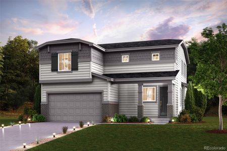 New construction Single-Family house 10199 Quentin Court, Commerce City, CO 80022 Fraser- photo 0