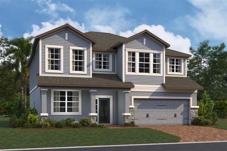 New construction Single-Family house 1326 Hyde St, St. Cloud, FL 34771 plan Santa Barbara II - Eco Series - image