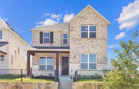 New construction Single-Family house 1316 Corleone Ln, Celina, TX 75009 plan Courtyard - image