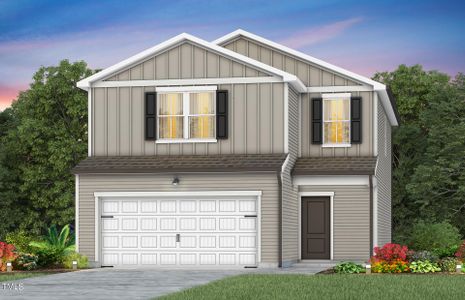 New construction Single-Family house 1445 Rhodes Pond Street, Wendell, NC 27591 Oriole- photo 0