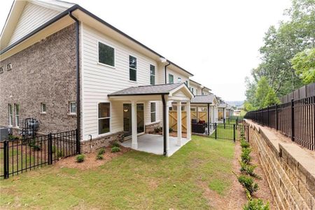 New construction Townhouse house 1453 Casteel Lake Ln, Buford, GA 30518 The Brittany- photo 34 34