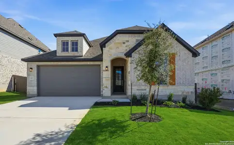 New construction Single-Family house 1412 Hallettsville, San Antonio, TX 78253 plan Chilton - image