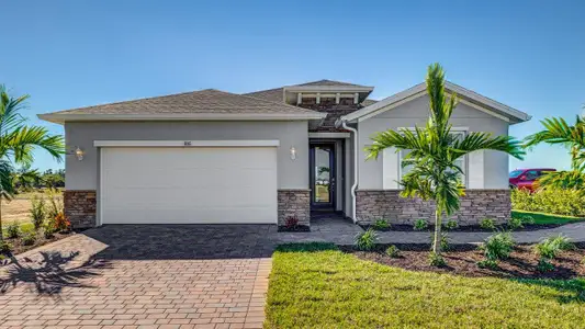 New construction Single-Family house 816 Stonewater Lake Ter, Cape Coral, FL 33993 plan Delray - image