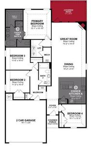 Beazer Homes Verandah Brooks floorplan