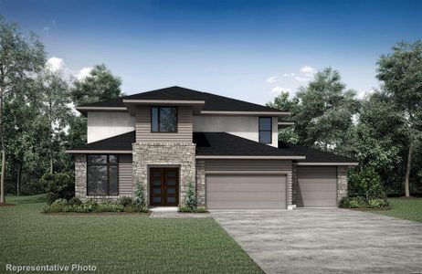 New construction Single-Family house 21984 Canyon Trail Wy, Porter, TX 77365 Brookdale F- photo 0