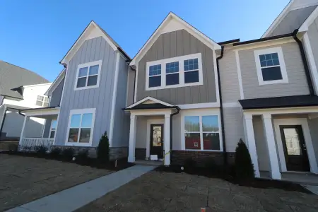 New construction Townhouse house 3191 Mission Olive Pl, New Hill, NC 27562 Hazelnut - Townhome Series- photo 83 83