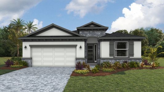 New construction Single-Family house 2040 Vandalia Pl, Parrish, FL 34219 plan Lantana - image