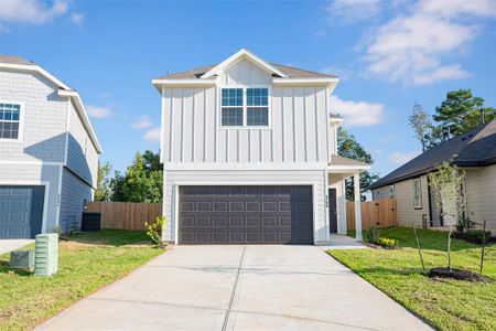 New construction Single-Family house 9290 Grace Ridge Drive, Willis, TX 77318 The Mackay- photo 0