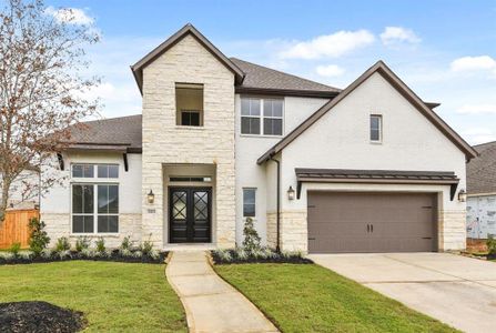 New construction Single-Family house 30615 Bahia Oak Bend, Brookshire, TX 77423 Asher IX- photo 0