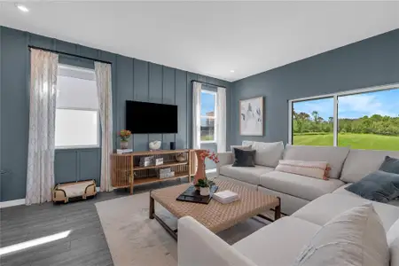 New construction Single-Family house 10067 Morning Meadowlark Trl, Parrish, FL 34219 plan Atrium - image