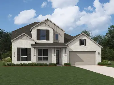New construction Single-Family house 340 Lacy Oak Ln, Waxahachie, TX 75165 plan Telford Plan - image