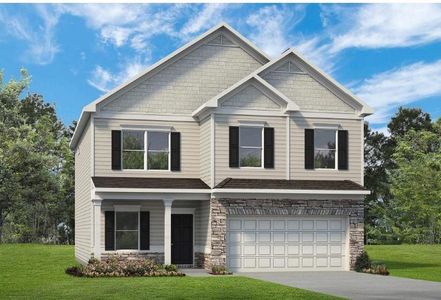 New construction Single-Family house 154 Deven Dr, Dallas, GA 30132 plan The Harrington - image