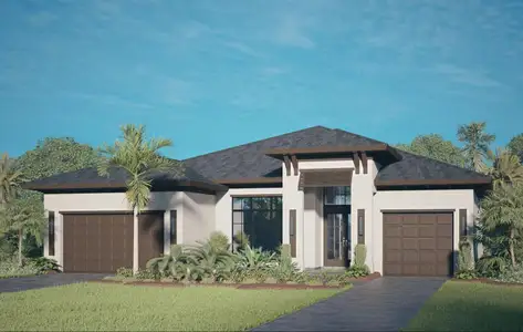 New construction Single-Family house 162 Se Rio Angelica, Port St. Lucie, FL 34984 plan Renata 58 - image
