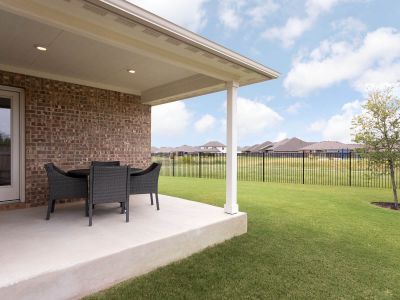 You'll love having al fresco dinners in the Callaghan's outdoor living space.