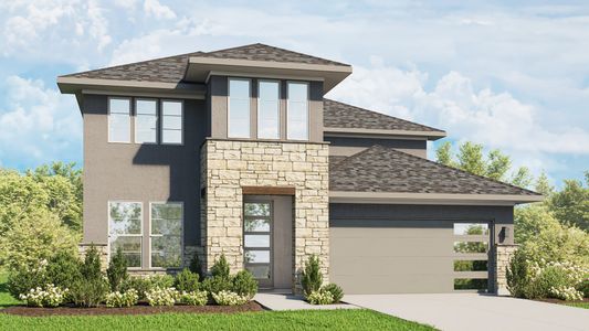 New construction Single-Family house Manor, TX 78653 plan Elm - image