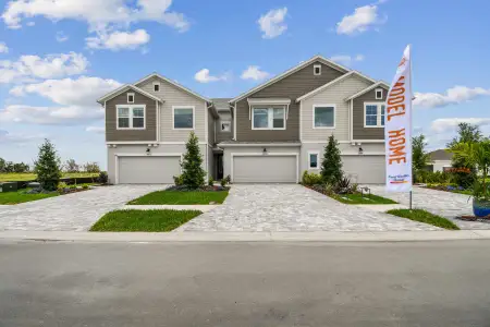 New construction Townhouse house 10704 Oak Bend Dr, Parrish, FL 34219 plan The Bingley II - image