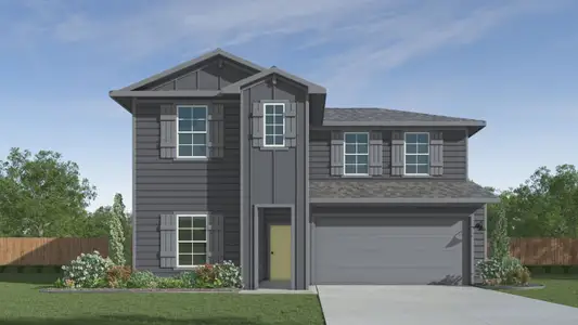 New construction Single-Family house 381 San Juan Trl, Bastrop, TX 78602 plan The Mitchell - image