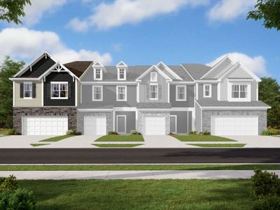 New construction Townhouse house 1166 Overbrook Pl, Wingate, NC 28174 plan Catawba - image