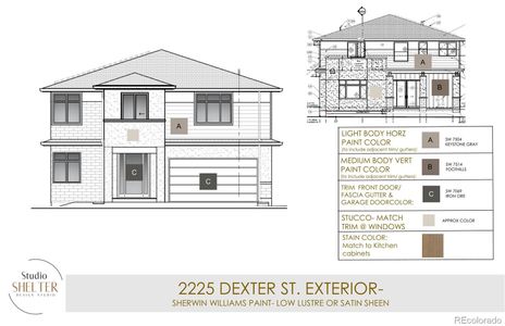 New construction Single-Family house 2225 S Dexter St, Denver, CO 80222 - image