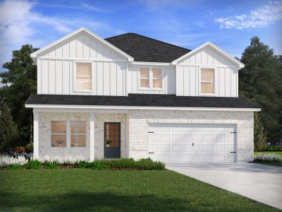 New construction Single-Family house 7295 Lyric St, Fairburn, GA 30213 plan Dakota Basement - image
