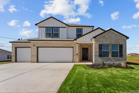 New construction Single-Family house 105 Reno Trl, Floresville, TX 78114 Barbosa- photo 0 0