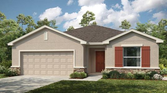 New construction Single-Family house 2099 Babbling Brook Blvd, Auburndale, FL 33823 plan Cypress - image
