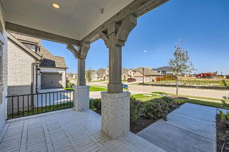 View of patio / terrace featuring a garage