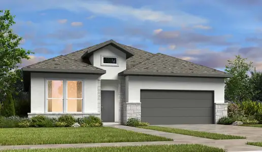 New construction Single-Family house 9705 Boathouse Dr, Austin, TX 78744 plan Merlot - image