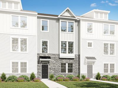 New construction Townhouse house 11970Old Statesville Rd, Huntersville, NC 28078 plan Beaumont - image