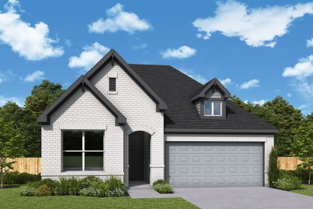New construction Single-Family house 8911 Gray Fox Trl, Manvel, TX 77578 plan The Flora - image