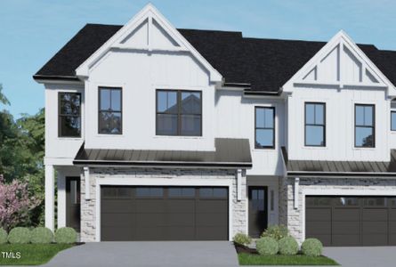 New construction Townhouse house 4004 Elk Creek Lane, Raleigh, NC 27612 Emerson- photo 0