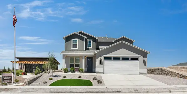 New construction Single-Family house 2233 Rocky Terrace Pl, El Paso, TX 79911 plan Serenity - image