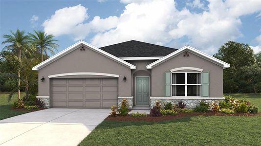 New construction Single-Family house 10927 Rabbit Grove Trl, Parrish, FL 34219 plan Cali - image