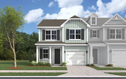 New construction Townhouse house 202 Encampment Blvd, Simpsonville, SC 29681 plan Madison - Townhomes - image