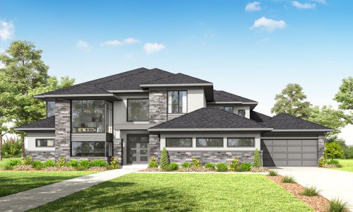 New construction Single-Family house 35618 Brassavola Ter, Simonton, TX 77485 plan Orchid Estates at Twinwood: Villa D'este - image