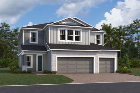 New construction Single-Family house 5043 Prairie Preserve Run, St. Cloud, FL 34772 plan Lancaster - Eco Series - image