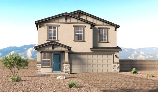 New construction Single-Family house 10454 W Guildford Ln, Marana, AZ 85653 plan Kleindale - C30K - image