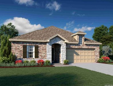 New construction Single-Family house 120 Desert Cactus, San Antonio, TX 78253 plan Makenzie - image