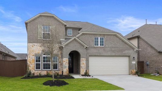 New construction Single-Family house 430 Stream Bend Way, Rosenberg, TX 77471 Thames Homeplan- photo 0