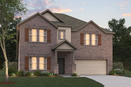 New construction Single-Family house 1409 Porizek Place, Denton, TX 76210 Columbus - 40' Smart Series- photo 0