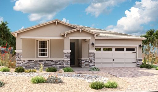 New construction Single-Family house 40461 W Wade Dr, Maricopa, AZ 85138 plan Alexandrite - image
