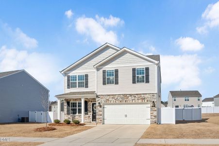 New construction Single-Family house 372 Blue Aspen Dr, Fuquay Varina, NC 27526 plan BELHAVEN - image