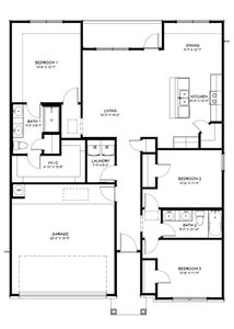 New construction Single-Family house 8810 Yellowcress Dr, Temple, TX 76502 plan Trinity - image 3