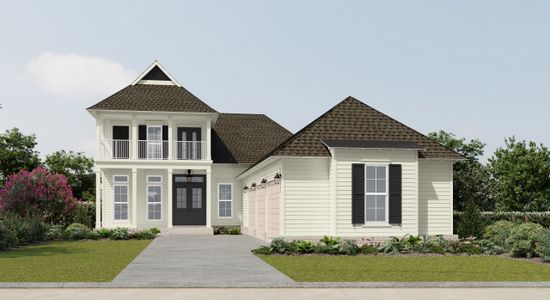 New construction Single-Family house 28 N Saint Claire Ln, Freeport, FL 32439 plan Brentwood II H - image
