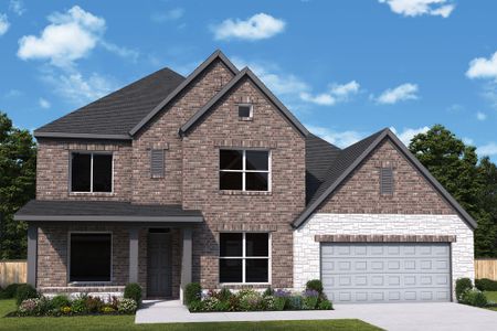 New construction Single-Family house 21823 Oakwood Drive, Waller, TX 77484 The Sagebrook- photo 0