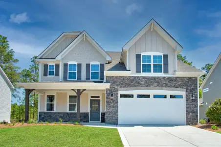 New construction Single-Family house 513 Watauga Ln, Aberdeen, NC 28315 plan Brooks - image