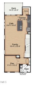 New construction Townhouse house 131 Sugar Run Dr, Unit 28, Fuquay Varina, NC 27526 The Sanford- photo 6 6