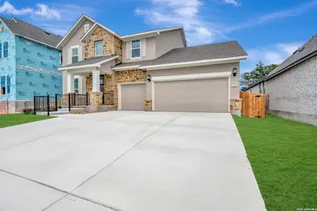 New construction Single-Family house 11742 Warlock, San Antonio, TX 78254 plan The Greenpark - image